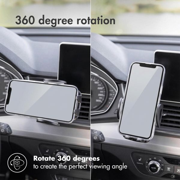 imoshion Telefoonhouder auto - Universeel - Verstelbaar - Ventilatierooster - Zwart