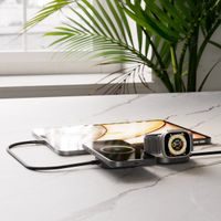 Zens Pro 3 USB-C Kabel met draadloze oplader voor telefoon / earbuds / Apple Watch - MagSafe en Qi2 - Zwart