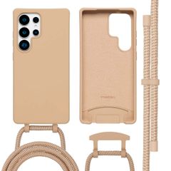 imoshion Color Backcover met afneembaar koord MagSafe Samsung Galaxy S25 Ultra - Beige