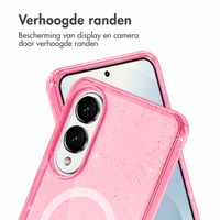 imoshion Sparkle Backcover met MagSafe Samsung Galaxy S25 Edge - Roze