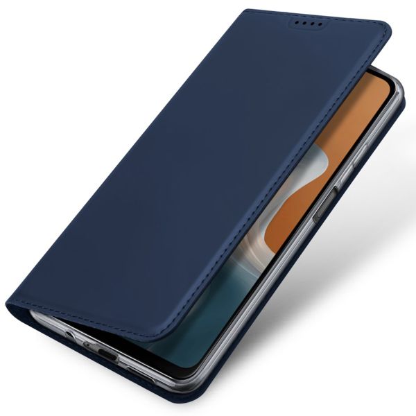 Dux Ducis Slim Softcase Bookcase Motorola Moto G34 - Donkerblauw