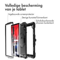 Accezz Rugged Backcover met schouderstrap Lenovo Tab M11 - Zwart