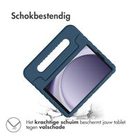 imoshion Kidsproof Backcover met handvat Samsung Galaxy Tab A9 8.7 inch - Donkerblauw