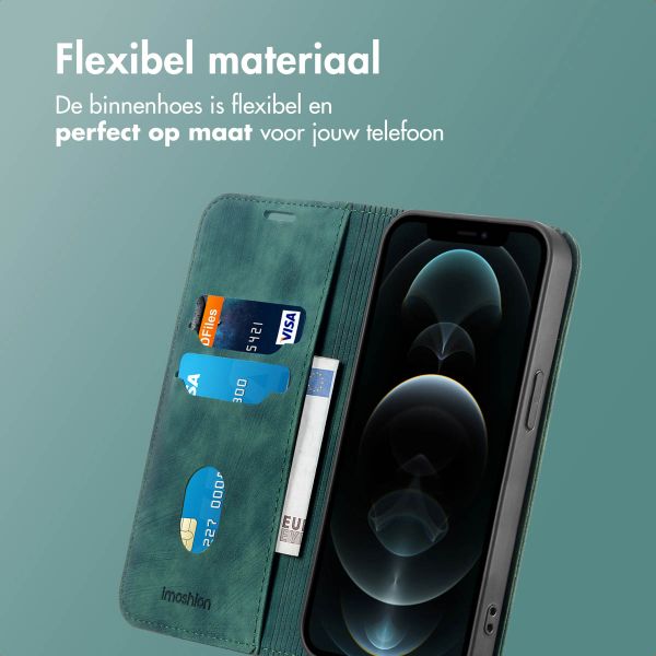 imoshion Slim Bookcase Apple iPhone 12 (Pro) - Groen
