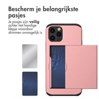 imoshion Backcover met pasjeshouder Apple iPhone 12 (Pro) - Rosé Goud