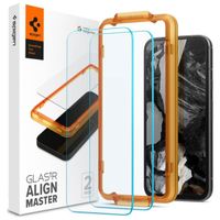 Spigen AlignMaster Full Cover Screenprotector Google Pixel 8a - 2 Pack