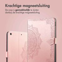 imoshion Mandala Bookcase Apple iPad 6 (2018) 9.7 inch / iPad 5 (2017) 9.7 inch / Air 2 (2014)/Air 1 (2013) - Rose Gold