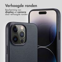 Accezz MagSafe Leather Backcover Apple iPhone 14 Pro Max - Onyx Black