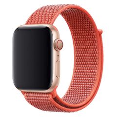 Apple Sport Loop Band Apple Watch Series 1 t/m 10 / SE / Ultra (2) (44/45/46/49 mm) - Nectarine/Pelony
