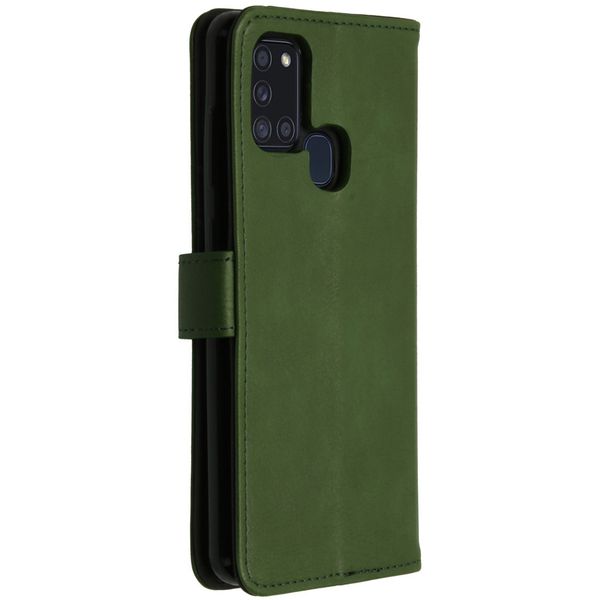 imoshion Luxe Bookcase Samsung Galaxy A21s - Groen