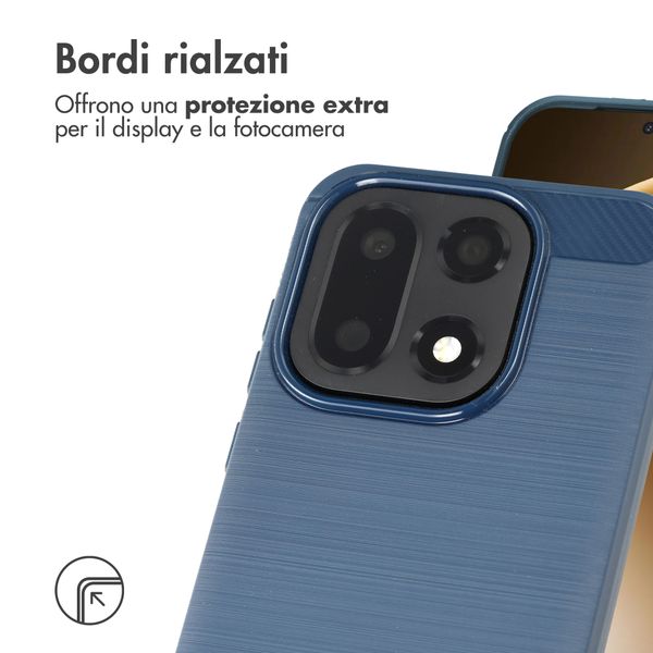 imoshion Brushed Backcover OnePlus 15 - Donkerblauw