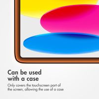 Accezz Glass Screen Protector + Applicator Apple iPad 11 (2025) 11 inch A16 / iPad 10 (2022) 10.9 inch