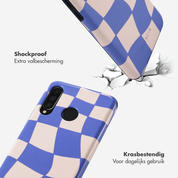 Selencia Vivid Tough Backcover Huawei P30 Lite - Groovy Sapphire Blue