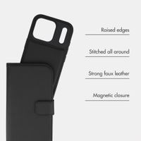 imoshion Detachable 2-in-1 Luxury Bookcase Apple iPhone 17 Pro - Black