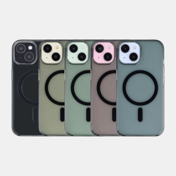 Accezz Lite Case with MagSafe Apple iPhone 15 - Smokey Clear