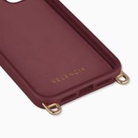 Selencia Rivièra MagSafe Backcover met afneembare haakjes Apple iPhone 11 - Bold Burgundy