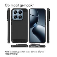 imoshion Brushed Backcover Xiaomi 14 - Zwart