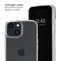 Selencia Backcover met afneembare haakjes iPhone 15 - Transparant