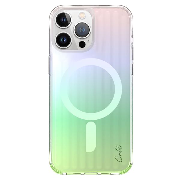 Coehl Linear Magsafe Backcover iPhone 15 Pro Max - Iridescent