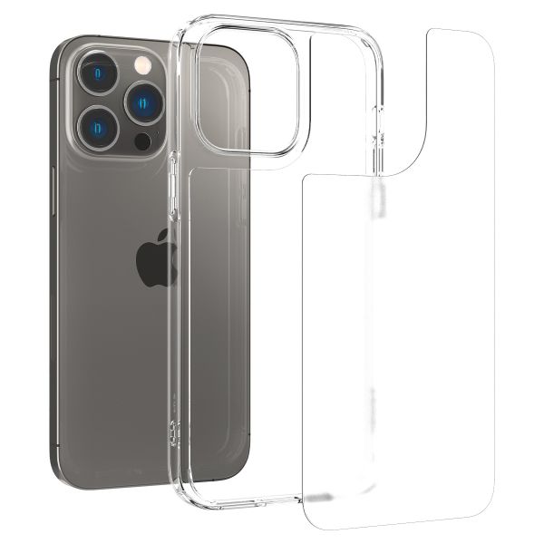 Spigen Quartz Hybrid Matte Clear Backcover iPhone 14 Pro Max - Transparant