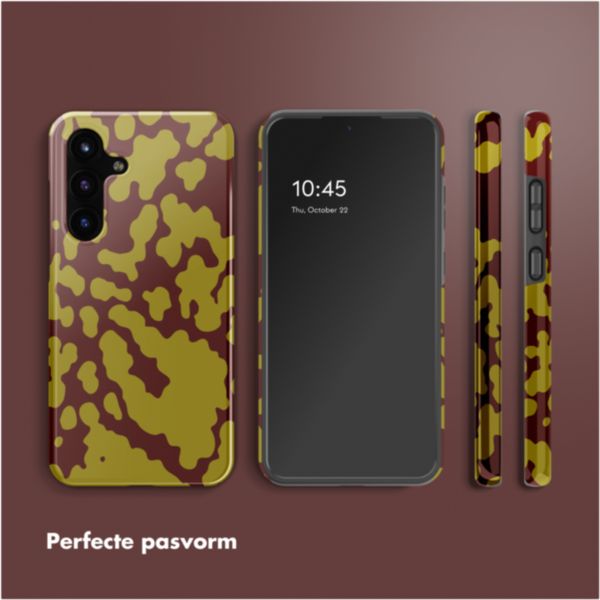 Selencia Vivid Backcover Samsung Galaxy S25 FE - Moo'd Olive Dust