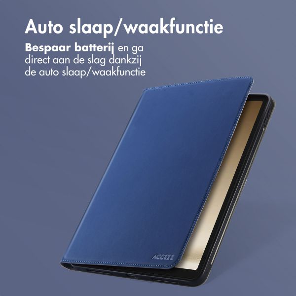 Accezz Classic Tablet Case Samsung Galaxy Tab A9 8.7 inch - Donkerblauw