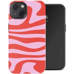 Selencia Vivid Backcover met MagSafe Apple iPhone 13 - Dream Swirl Pink