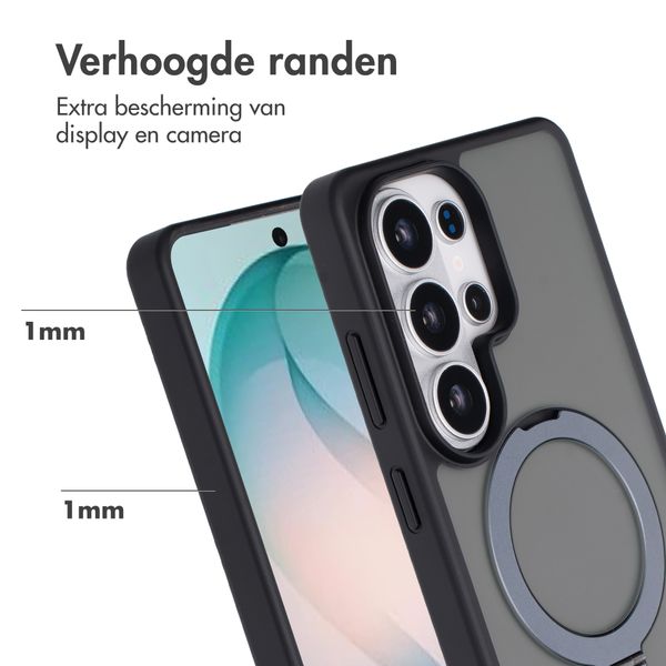 Accezz Ring Stand Backcover met MagSafe Samsung Galaxy S26 Ultra - Zwart