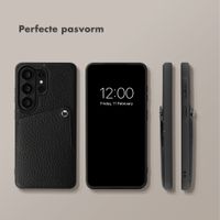 Selencia Riva Backcover met Pashouder Samsung Galaxy S26 Ultra - Black