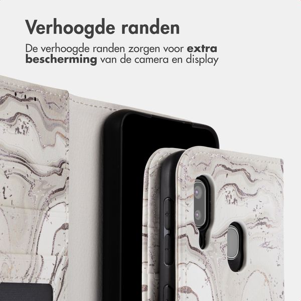 imoshion Design Bookcase Samsung Galaxy A20e - Sandy Marble