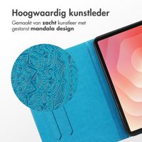 imoshion Mandala Bookcase Samsung Galaxy Tab S11 - Turquoise