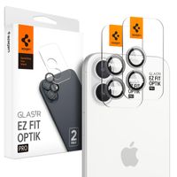 Spigen GLAStR EZ Fit Optik Pro Camera Protector 2 Pack Apple iPhone 16 / 16 Plus - Black