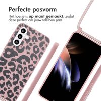 imoshion Siliconen design hoesje met koord Samsung Galaxy A36 / A56 - Animal Pink