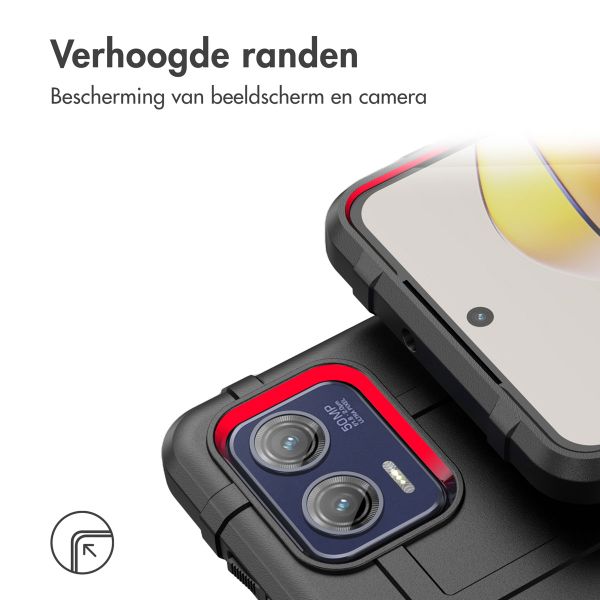 imoshion Rugged Shield Backcover Motorola Moto G73 - Zwart