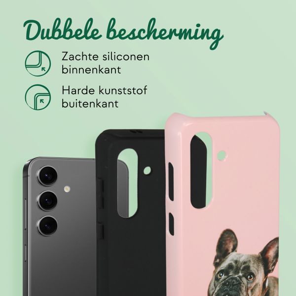 Ontwerp je eigen tough case Samsung Galaxy S24 - Wit