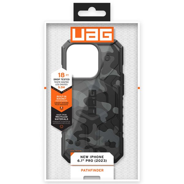 UAG Pathfinder Backcover iPhone 15 Pro - Midnight Camo