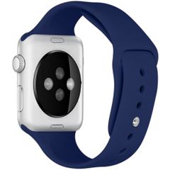 imoshion Siliconen bandje Apple Watch Series 1 t/m 11 / SE / Ultra (44/45/46/49 mm) - Donkerblauw