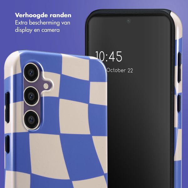 Selencia Vivid Backcover Samsung Galaxy S23 FE - Groovy Sapphire Blue