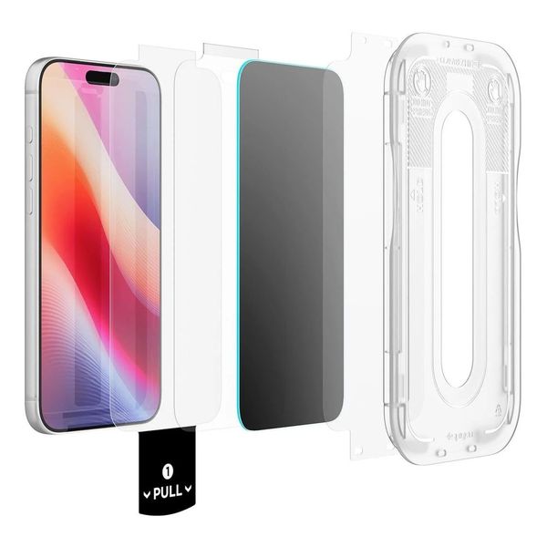 Spigen GLAStR Privacy EZ Fit Screenprotector + Applicator - 1-pack Apple iPhone 18 Pro Max