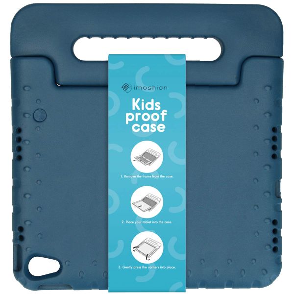 imoshion Kidsproof Backcover met handvat iPad 11 (2025) 11 inch / iPad 10 (2022) 10.9 inch - Donkerblauw