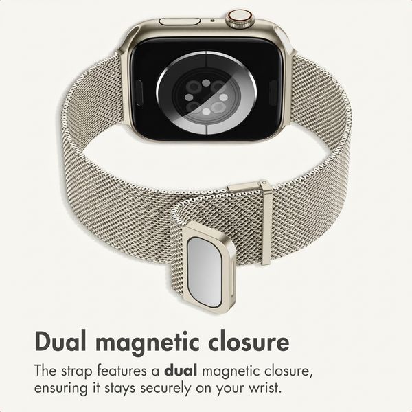 imoshion Milanese Magnetic Band Apple Watch | 44/45/46/49 mm - Starlight