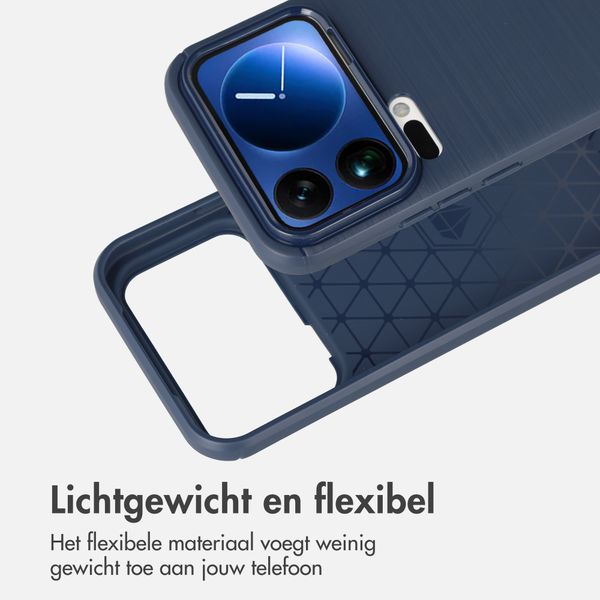 imoshion Brushed Backcover Xiaomi 17 Pro Max - Donkerblauw