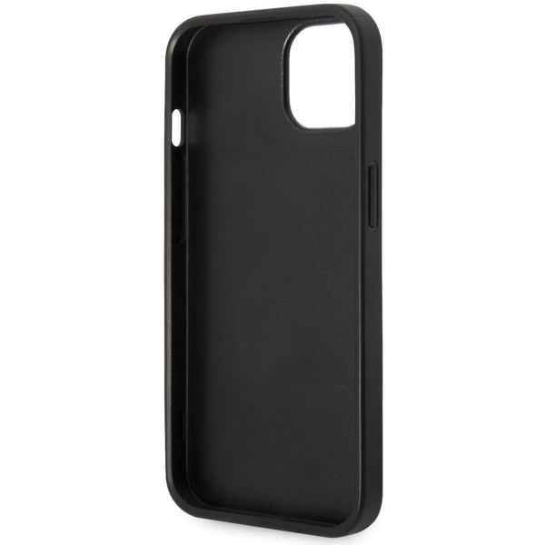 Guess 4G Metal Logo Backcover iPhone 14 - Grijs