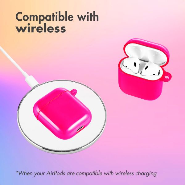 imoshion Neon case  Apple AirPods 1 / 2 - Neon Pink