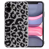 imoshion Design hoesje Apple iPhone 11 - Leopard Transparent