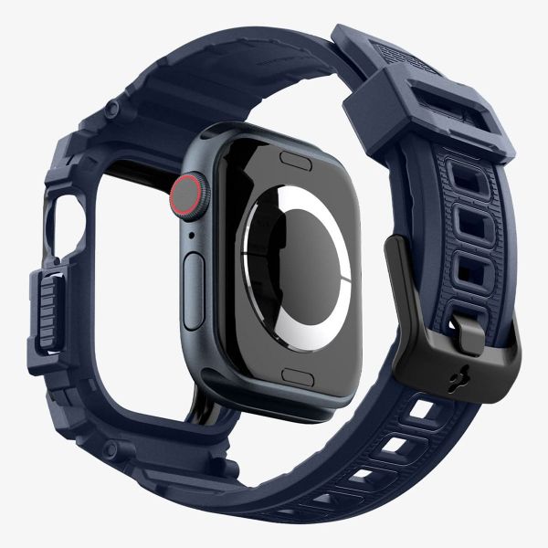 Spigen Rugged Armor™ Pro Case Apple Watch 10 - 46 mm - Navy Blue