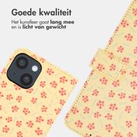 imoshion Design Bookcase Apple iPhone 14 - Sunny Yellow Petite Flowers