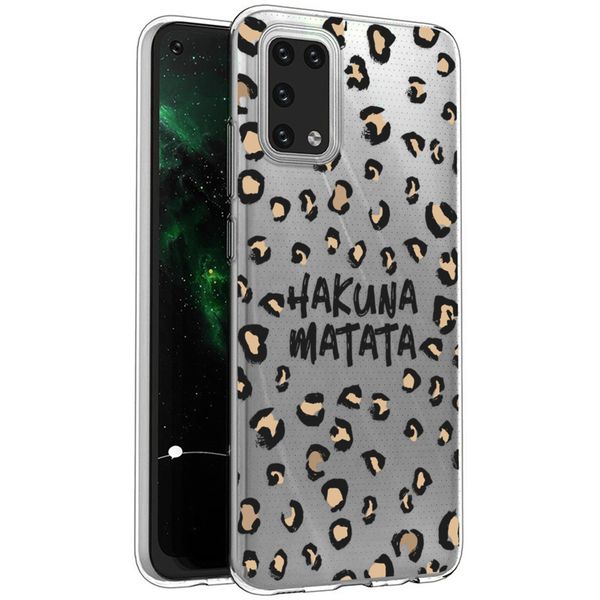 imoshion Design hoesje Samsung Galaxy A02s - Luipaard - Bruin / Zwart