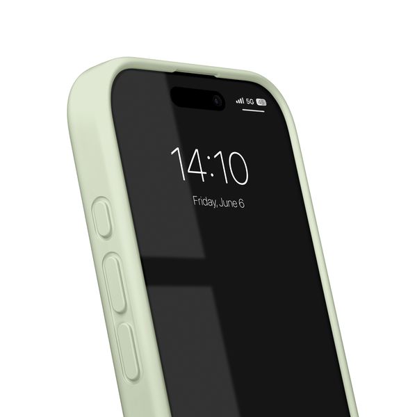 iDeal of Sweden Silicone Case met MagSafe Apple iPhone 16 Pro Max - Sage Green