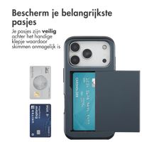 imoshion Backcover met pasjeshouder Apple iPhone 17 Pro - Donkerblauw